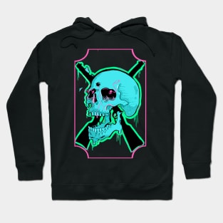 Caveira ácida Hoodie